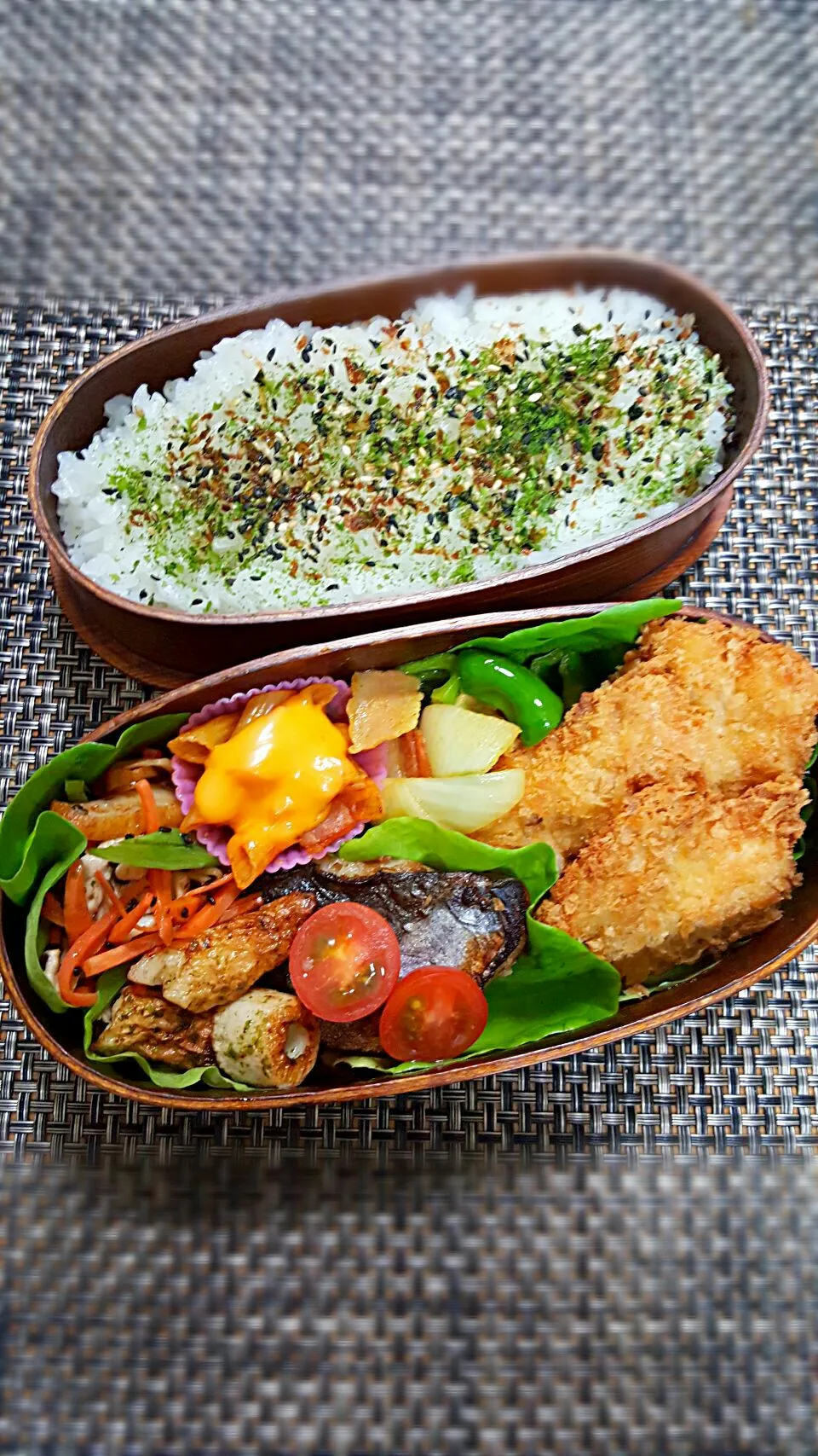 今日のお弁当🎵　チキンカツ～～🐔|クッキングオヤジさん