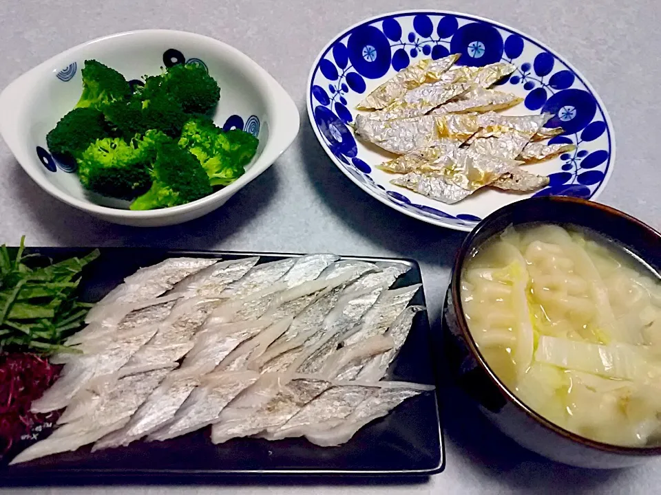 夫が作った晩ご飯
#太刀魚|Orie Uekiさん