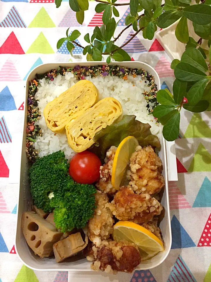 息子くん弁当〜から揚げ|ゆきさん