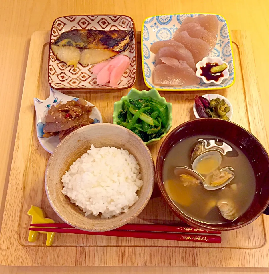 Snapdishの料理写真:1人ご飯 ふみ飯風|Nagashima  Yukoさん