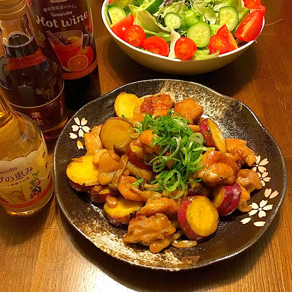 ご飯もお酒も進むよ～❤鶏肉とさつま芋炒め|ゆうみん（4人の母ちゃん）さん