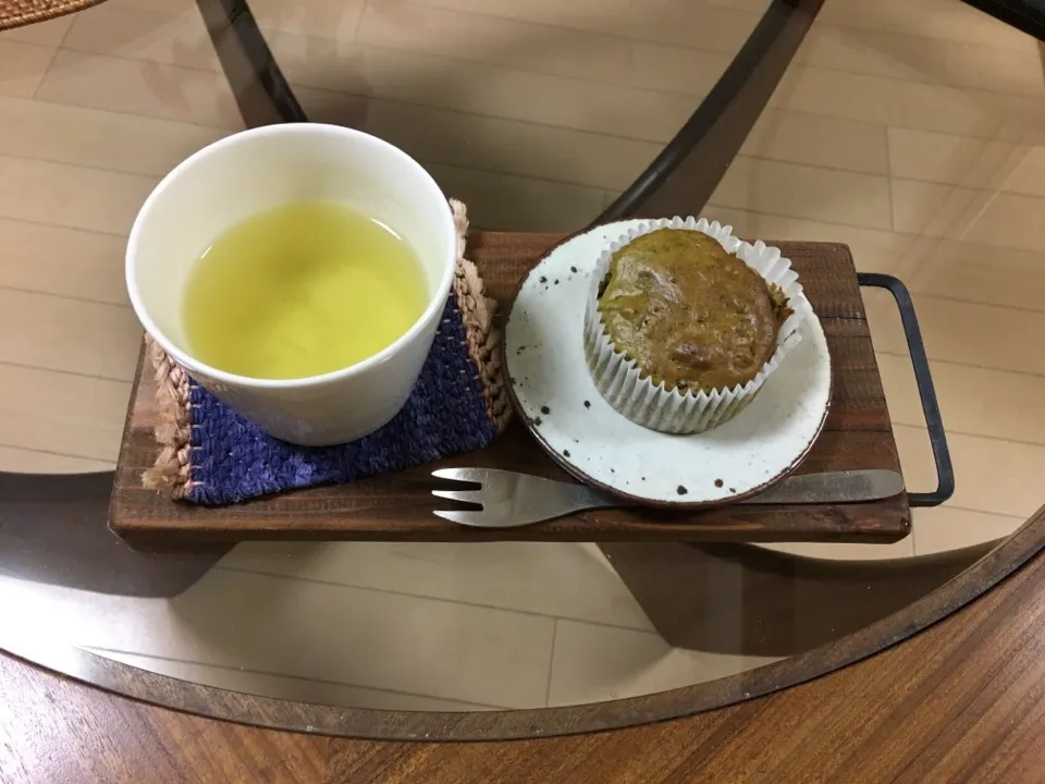 Snapdishの料理写真:抹茶マフィン ビーガン|ボートさん