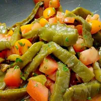 fresh cactus salad(nopal salad)|Albertoさん