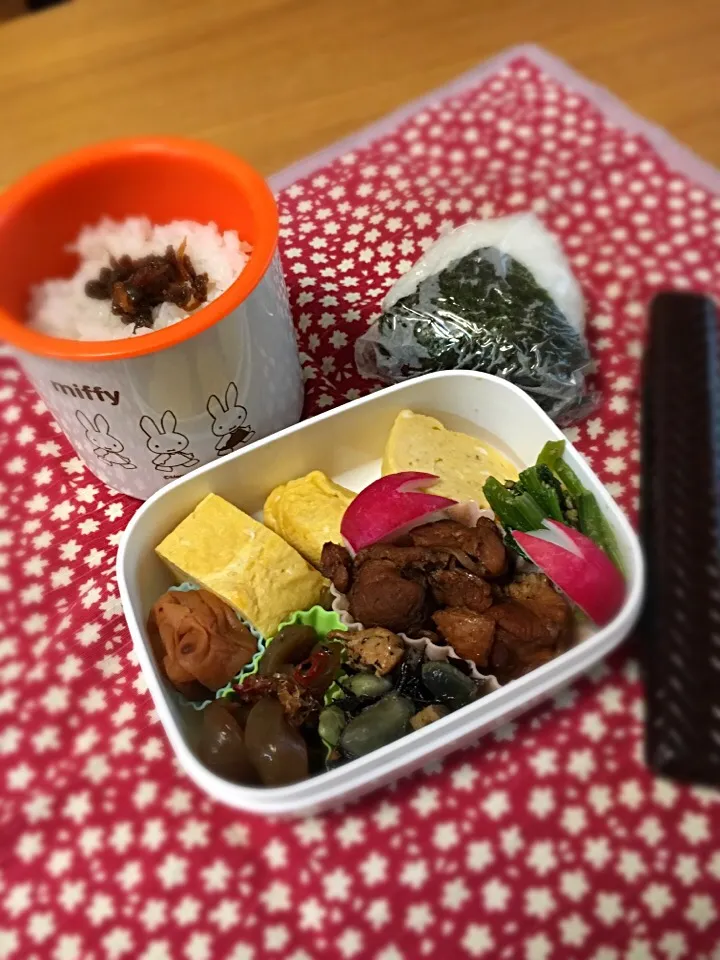 Snapdishの料理写真:今日も朝昼弁当|csigapogiさん