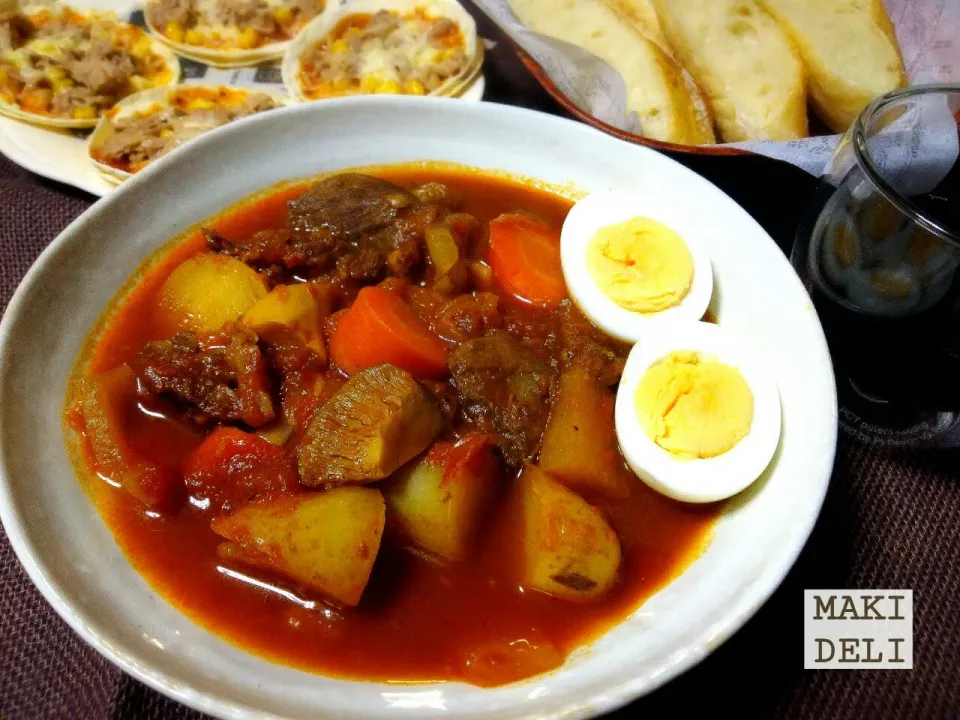 ゆっこさんの炊飯器で、牛すじビーフシチュー♪|真希さん