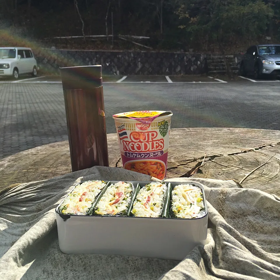 ピクニック・ランチ♬ (▰˘◡˘▰)☝︎ #lunch  #picnic|Yoshinobu Nakagawaさん