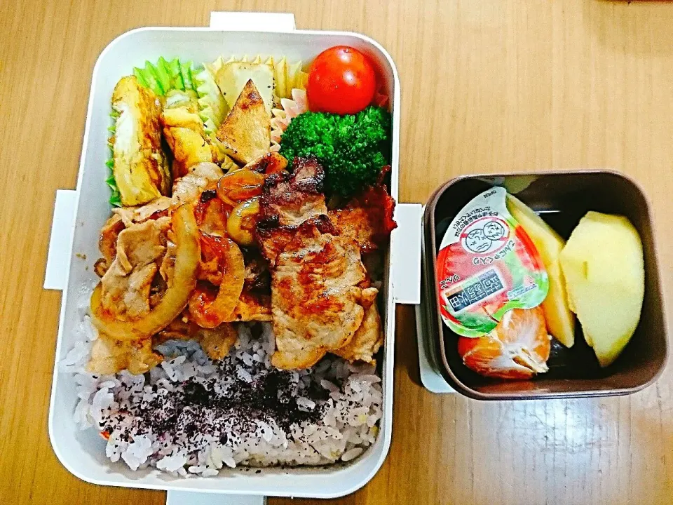 Snapdishの料理写真:16*12*5  男子高校生弁当|hilocoさん