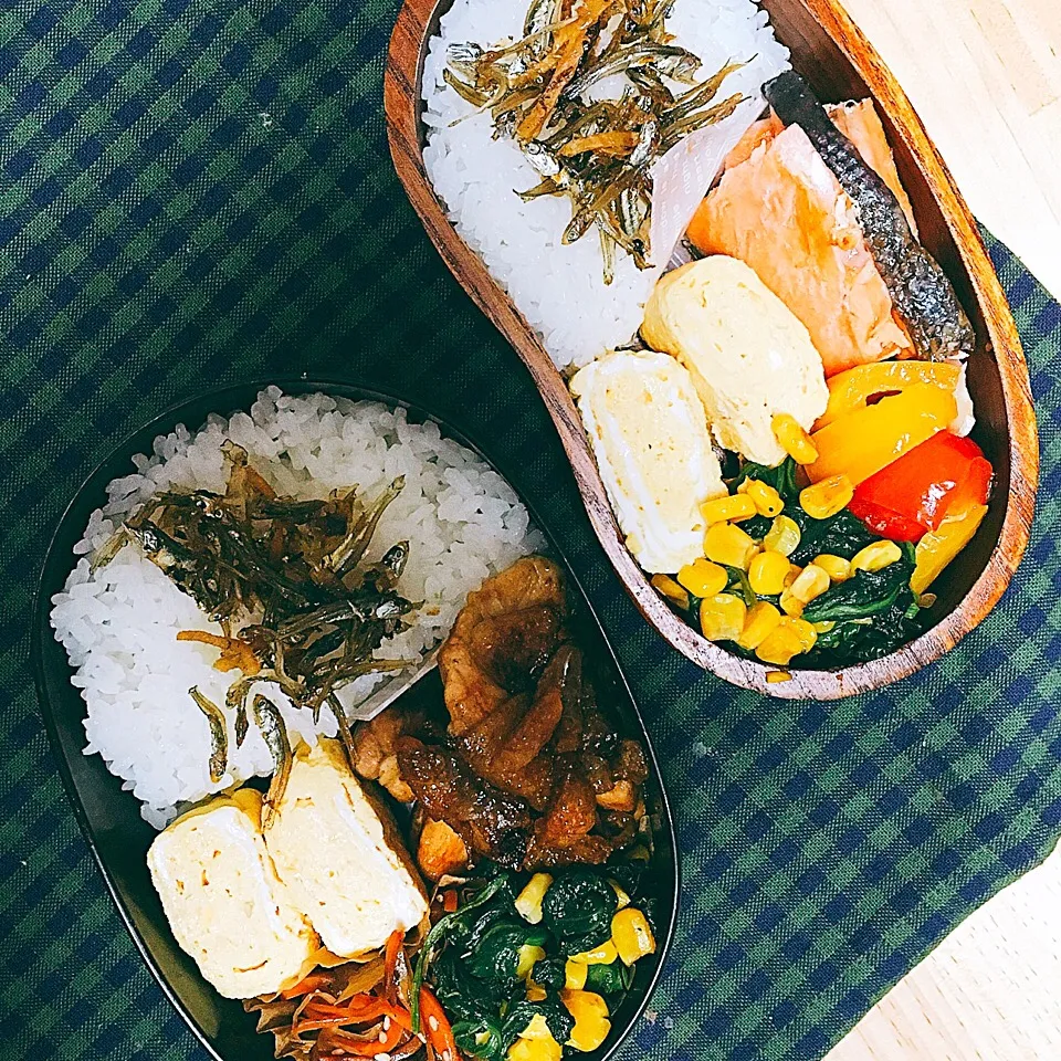 今日のお弁当♥︎2人分|ゆかさん