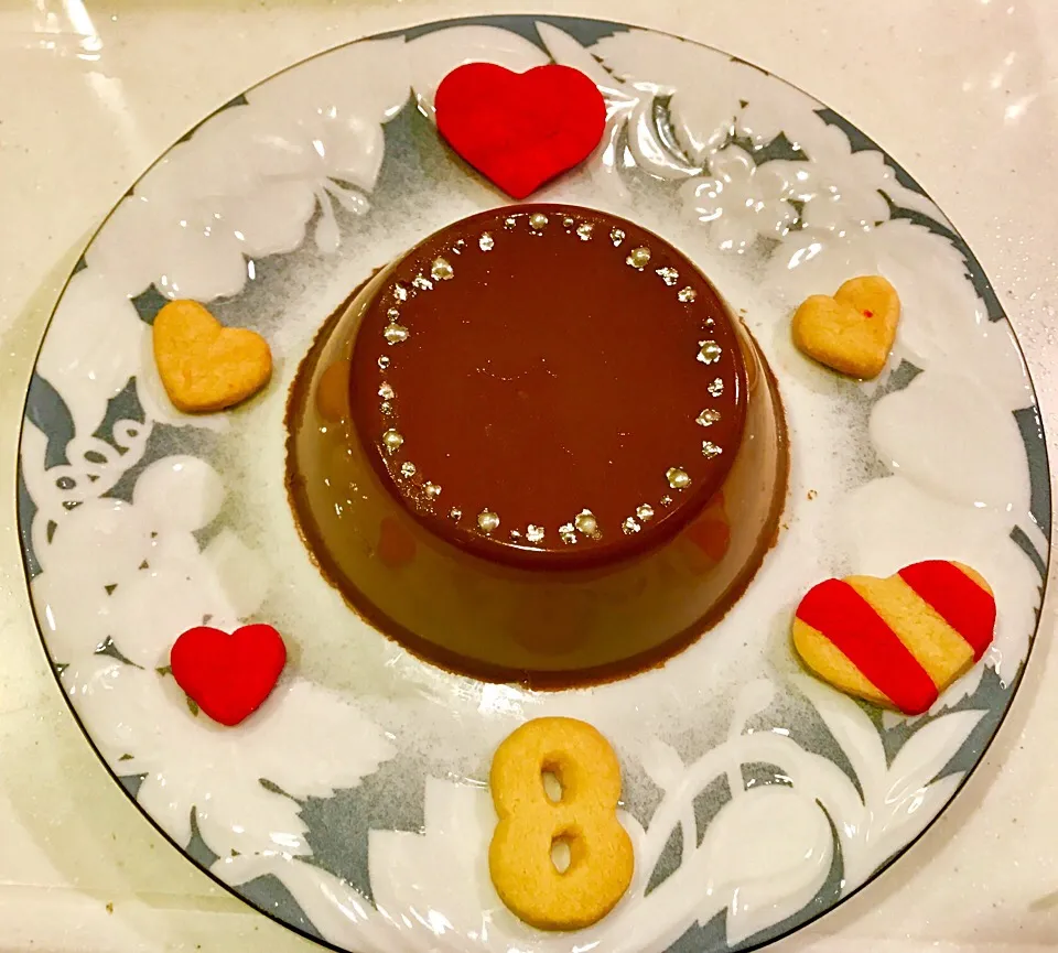 チョコプリン🍫🍮
ホントはチョコケーキの予定だったけど…胃腸に優しい🍮で😭|みうのすけさん