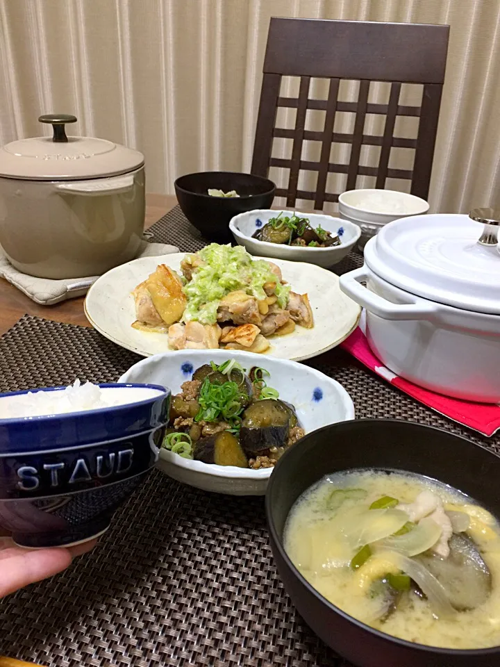 Snapdishの料理写真:ストウブで和食ディナー|accoさん