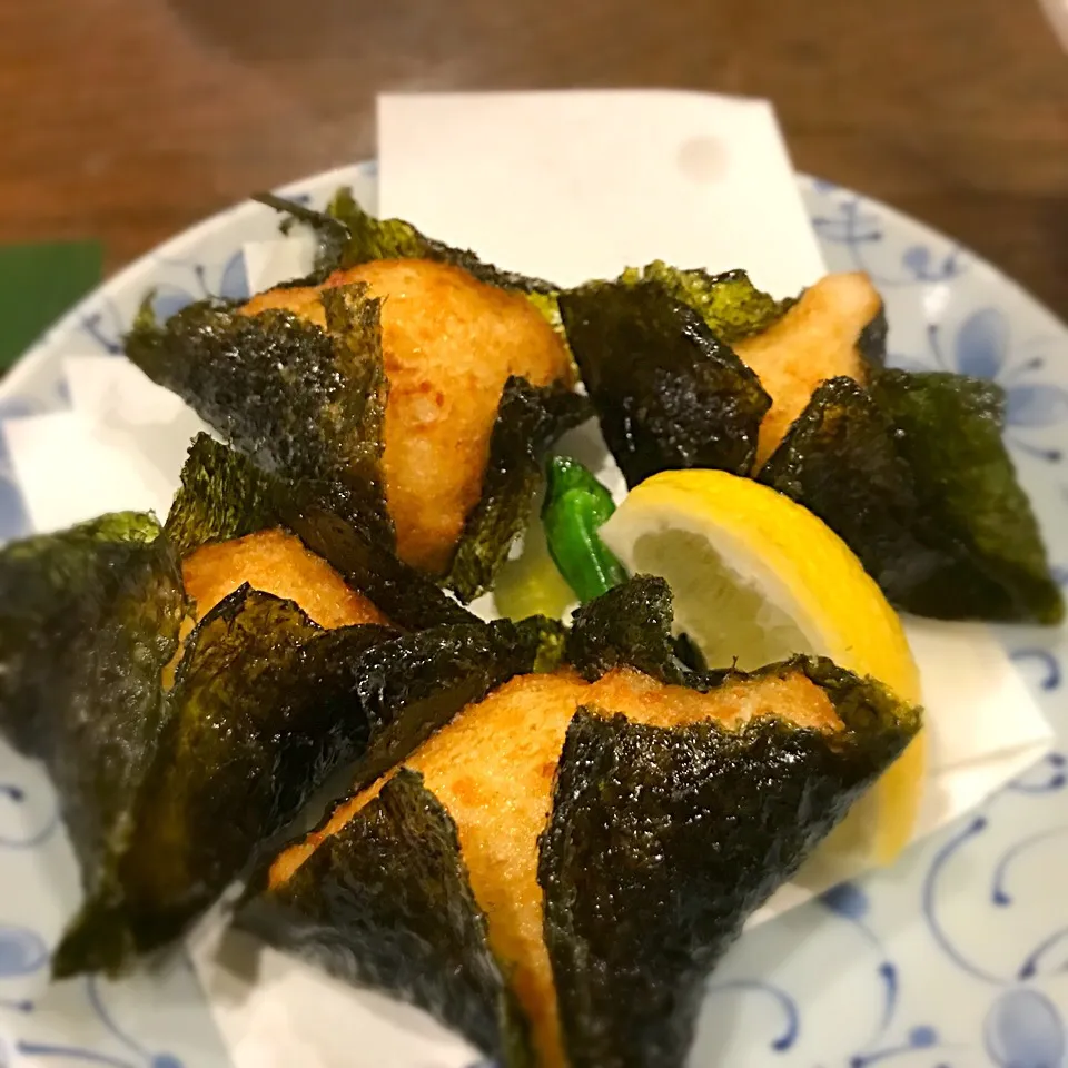 トロロと明太子の磯辺揚げ|T.Moritaさん