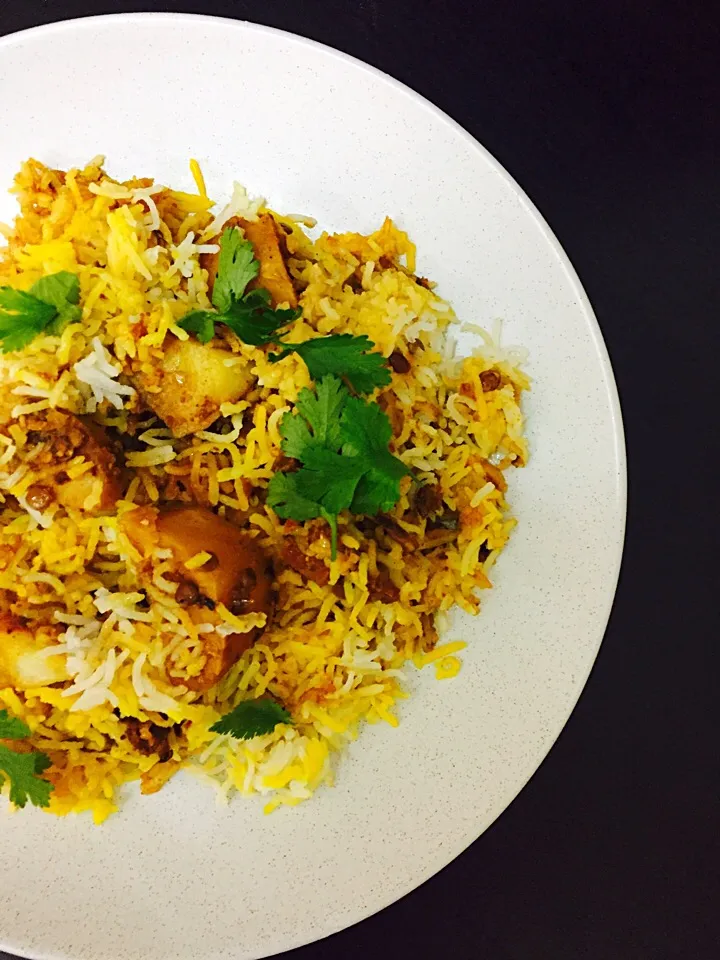 Brown lentil biryani|Fatima Sameena Sharifさん