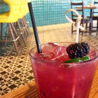 Jalapeño blackberry Margarita|Lindy Sommerer Cockburnさん