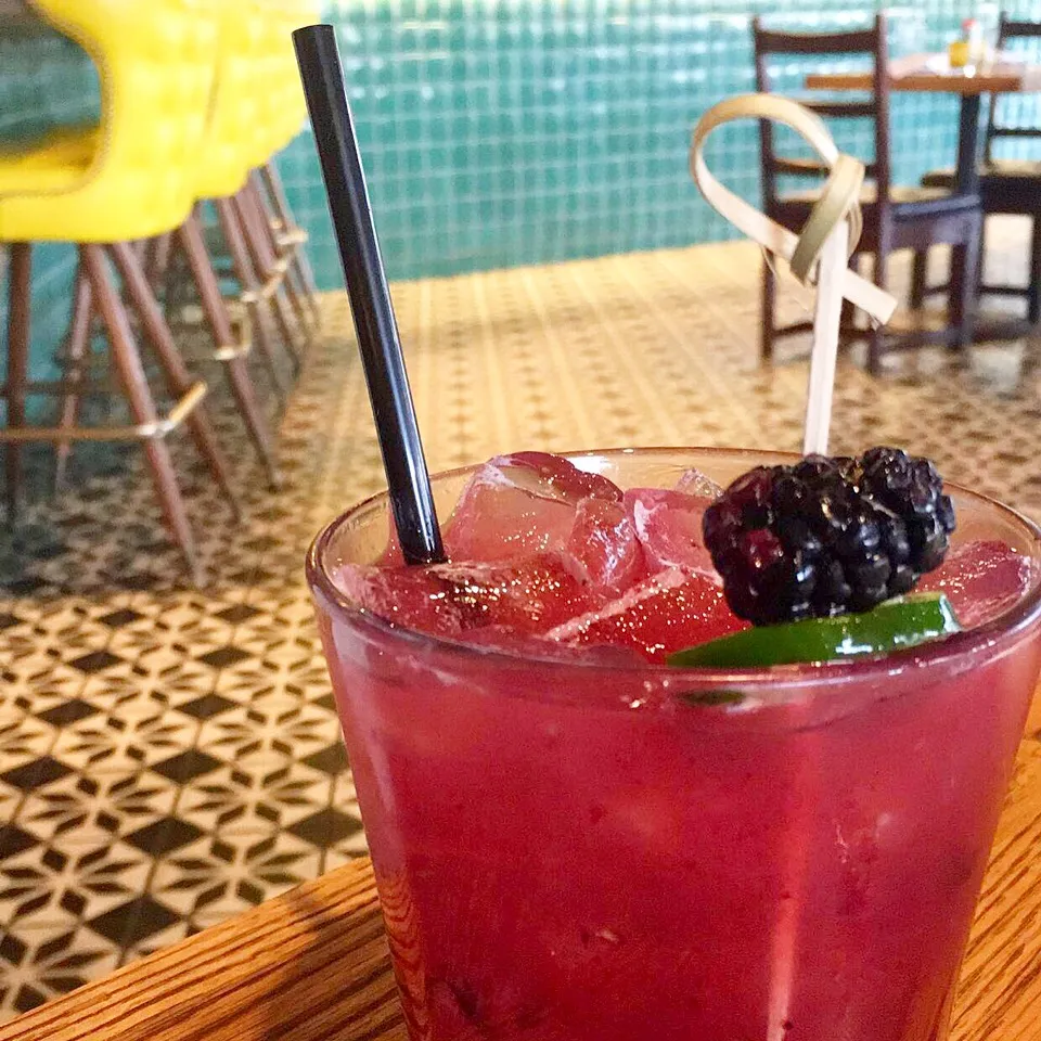 Jalapeño blackberry Margarita|Lindy Sommerer Cockburnさん