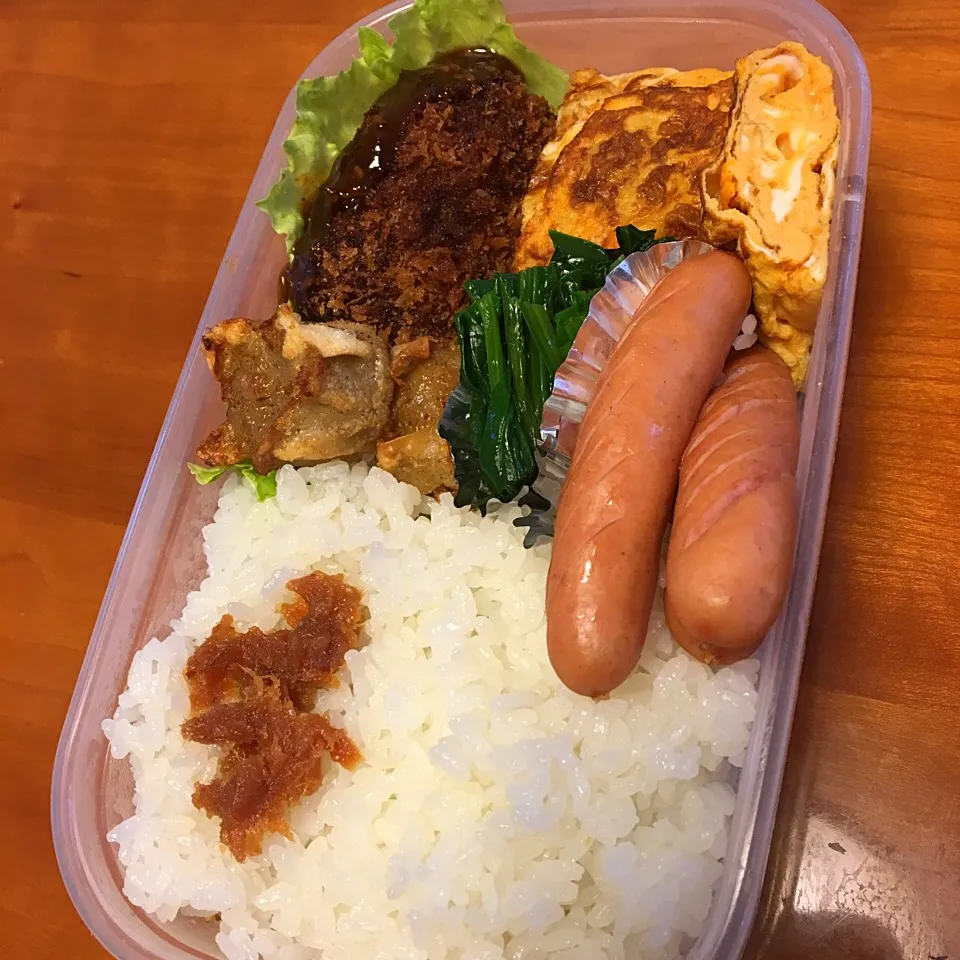 12月8日  手作りメンチカツ弁当‼️|みゆさん