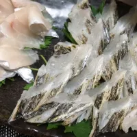 太刀魚の炙り・薄造り。|miemieさん