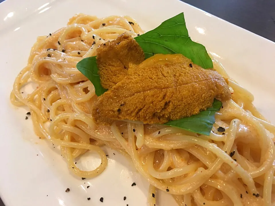 Mentaiko Pasta with Uni|Carin Tayさん