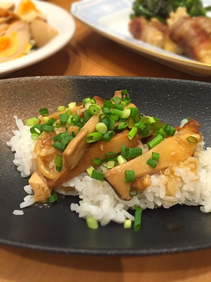 きのこのあんかけご飯😋|かろやんさん