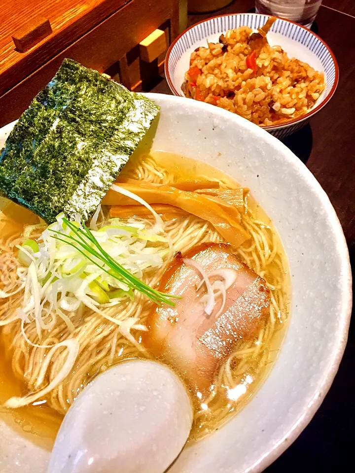 塩ラーメンと炊き込みご飯セット|yさん