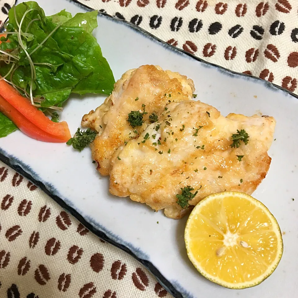 鶏ムネ肉のピカタ|あさかさん