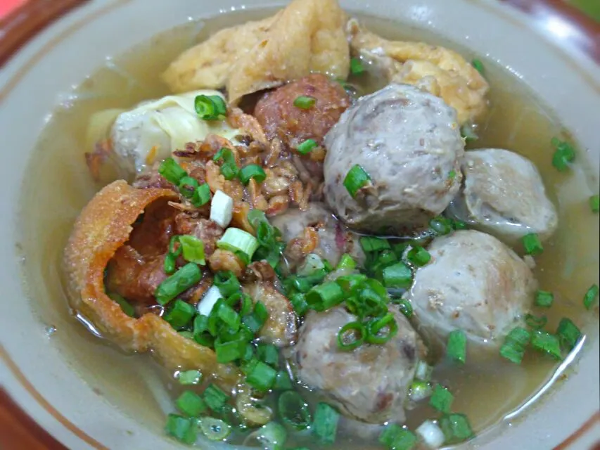 Snapdishの料理写真:yaaamiii bakso gong malang 😋😋😋😍😍😍😘😘😘😘|puspaさん