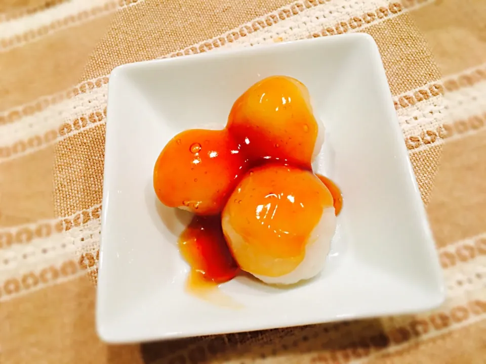 Snapdishの料理写真:余ったご飯でみたらし団子😊🍡|yuikoさん