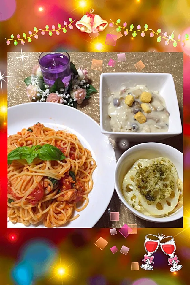 さっちゃん祭りだよ٩(ˊωˋ*)و ೨*˚🏮✨

🎁トマバジツナパスタ
🎁きのこシチュー
🎁レンコン青海苔チーズ|ロコタンさん