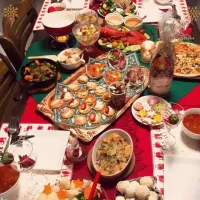 Snapdishの料理写真:X′mas Dinner☆2015|びびさん