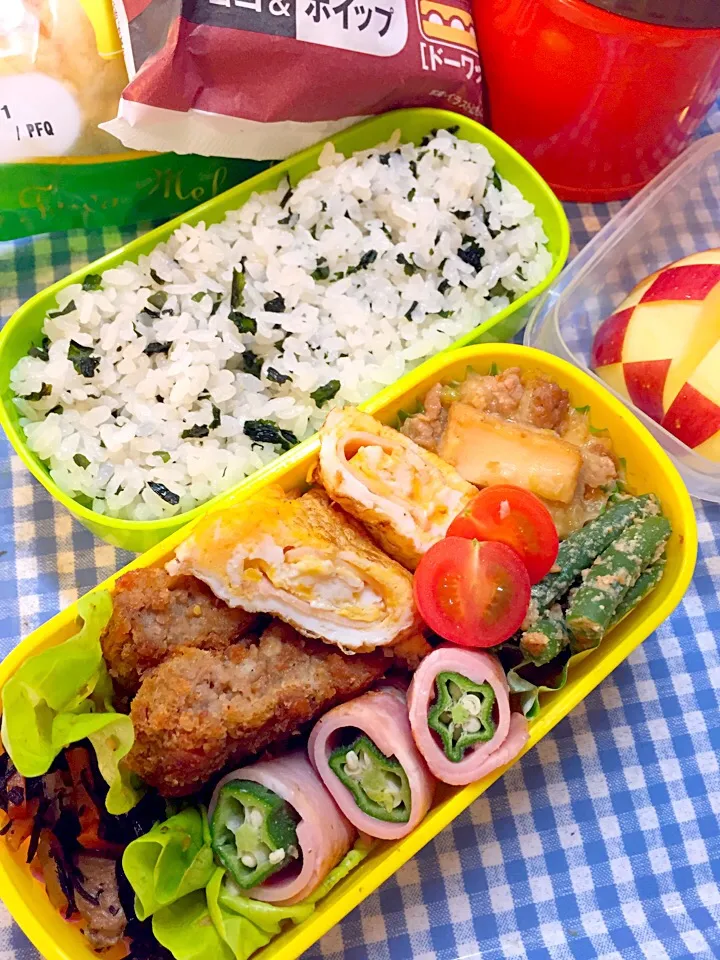 #メンチカツ弁当☆12/9|yu-co☆さん