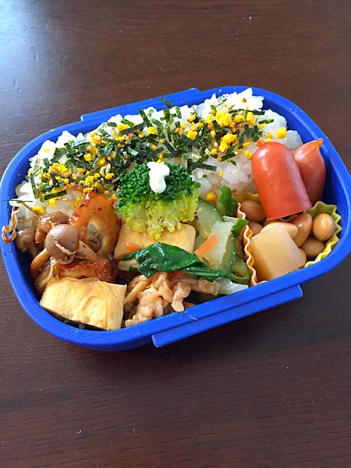 ピーマンなしのチンジャオロースー弁当😂|kiicoさん