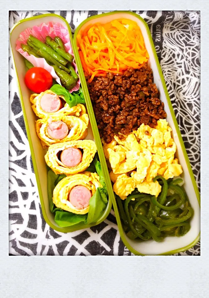 Snapdishの料理写真:4色弁当|kimikoさん