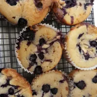 Snapdishの料理写真:Blueberry muffins|Donna Crawfordさん