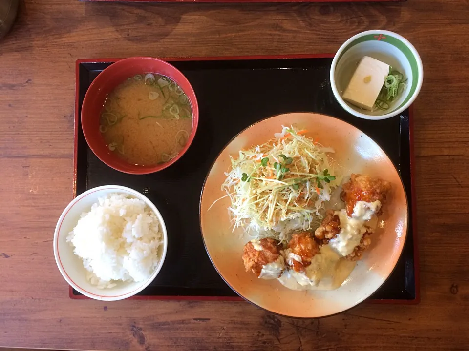 Snapdishの料理写真:日替りサービスランチ|ばーさんさん