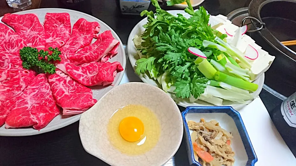 すえひろにてすき焼き食べ放題|あさこもかさん