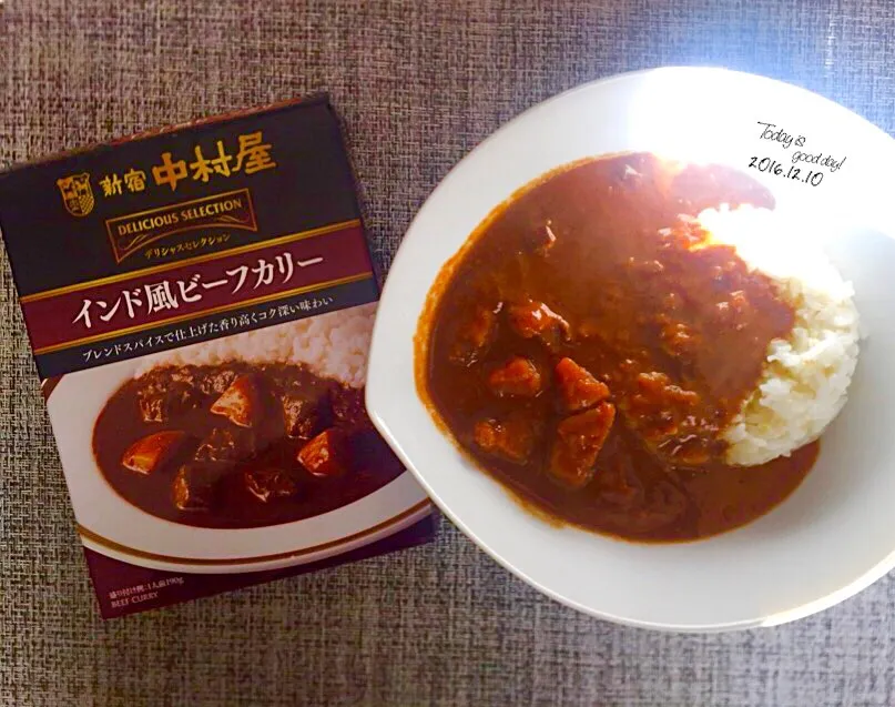 ★☆休日朝ごはん☆★手抜きレスキュー朝ごはん！中村屋のレトルトカレー♪|さとみさん