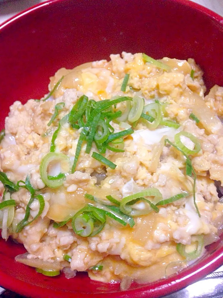 ふわふわそぼろ親子丼|あやにん食堂さん