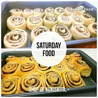 Snapdishの料理写真:Choco Almond Cinnamon Rolls..
(without cream cheese or honey glaze topping)

#cinnamonrolls #bread #roti #almond #choco #cinnamon #teamate #coffeemate|Shop of Kukiskitaさん