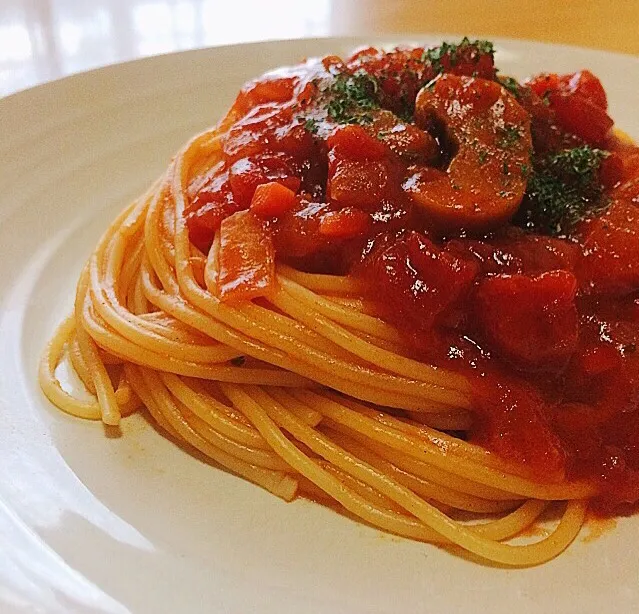 ぶっかけナポリタン🍝|ガク魁‼︎男飯さん