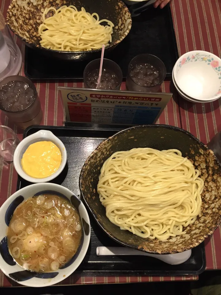 三田製麺所  濃厚チーズつけ  味玉|rockiさん