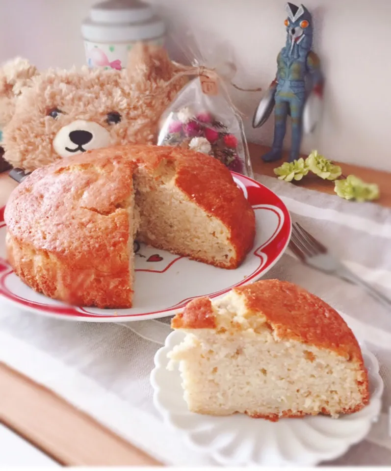 バナナケーキ彼氏が初めて来たから焼きました❤️|さえちゃんさん