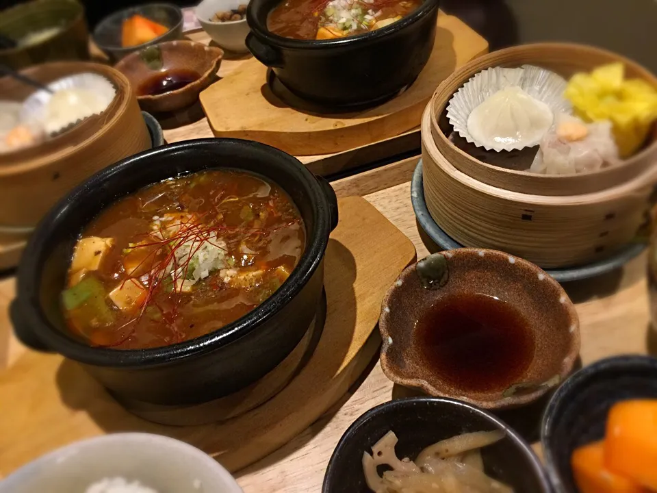 抹茶豆腐入麻婆豆腐|くまがいじゅんこさん