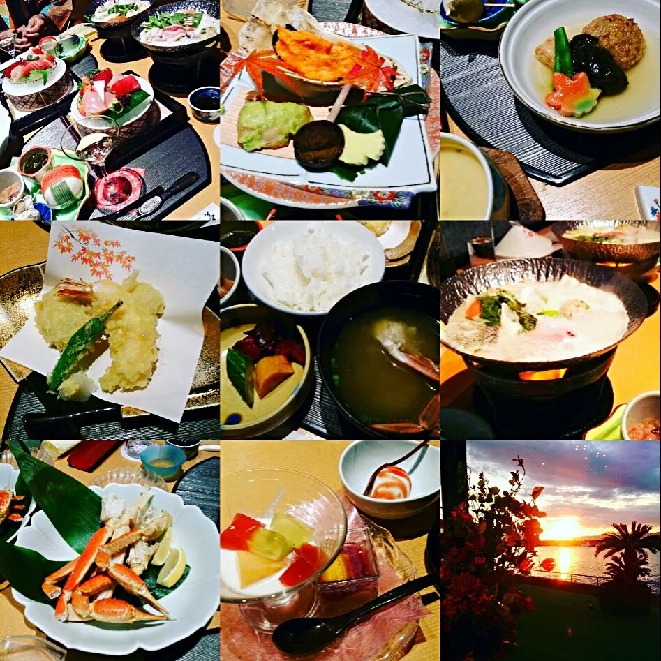 Snapdishの料理写真:千葉県鴨川の温泉宿の夕食♪|しまだ ちえこさん