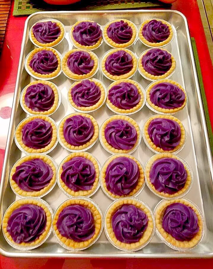 Snapdishの料理写真:Ube Tart / Sweet Purple yam mini tartlets💜 
🎄Christmas Party🎄potluck|🌺IAnneさん