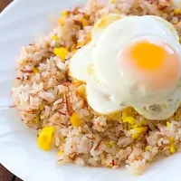 Fried rice for breakfast☺️|🍻CARL🍻さん