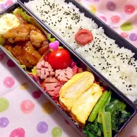 Snapdishの料理写真:旦那様弁当❤️28.12.12|miiさん