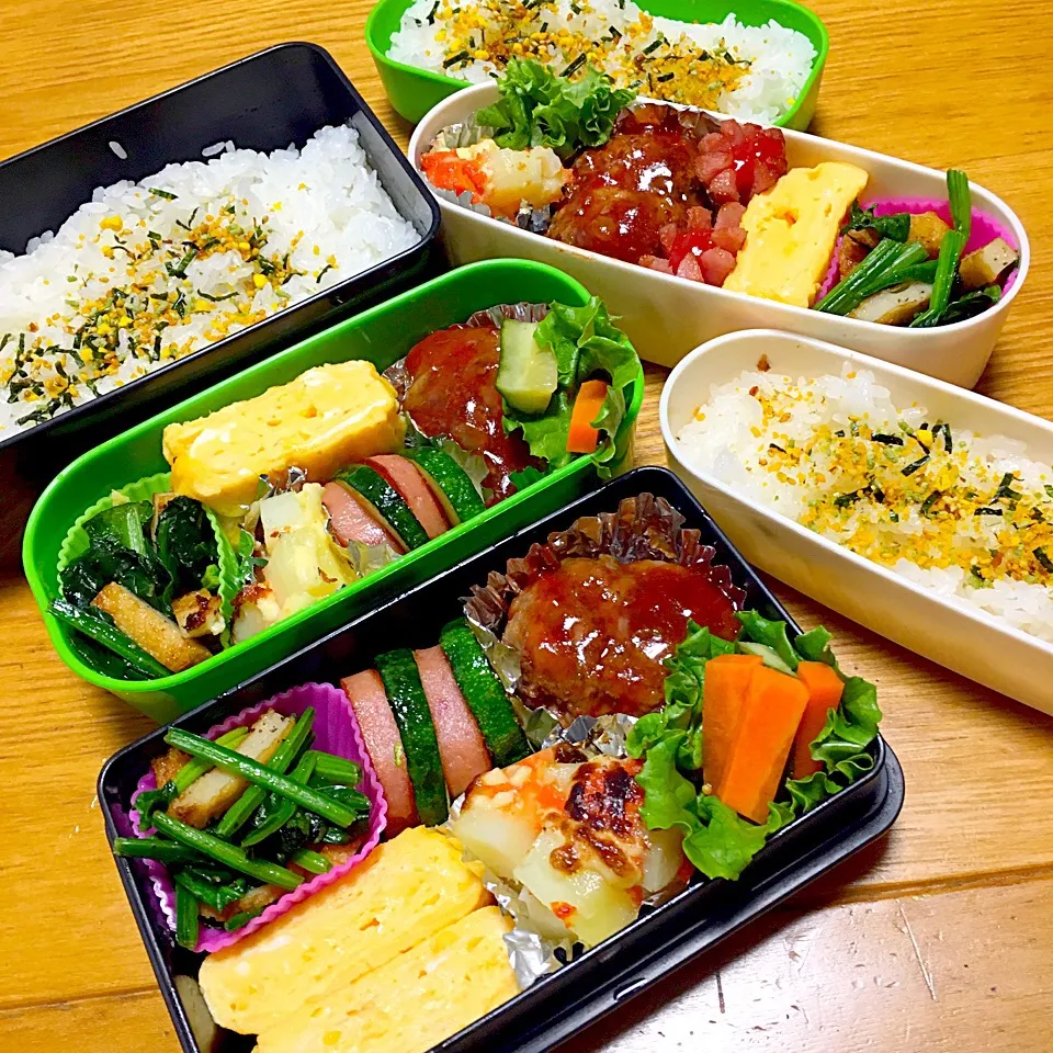 今日のお弁当！2016.12.12
パパ弁☺️娘弁☺️my弁
#お弁当|mayuさん