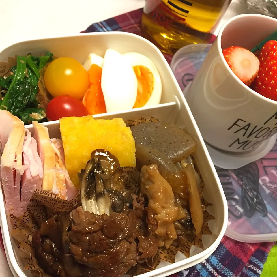 女子高生用 舞茸の牛肉巻き弁当|riorieさん