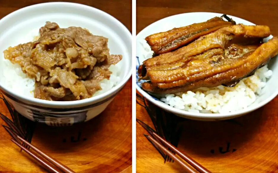 Snapdishの料理写真:茶色い丼😋牛焼き肉orとろける煮穴子❗
あなたなら、どっち⁉😁|あらいぐまのしっぽさん