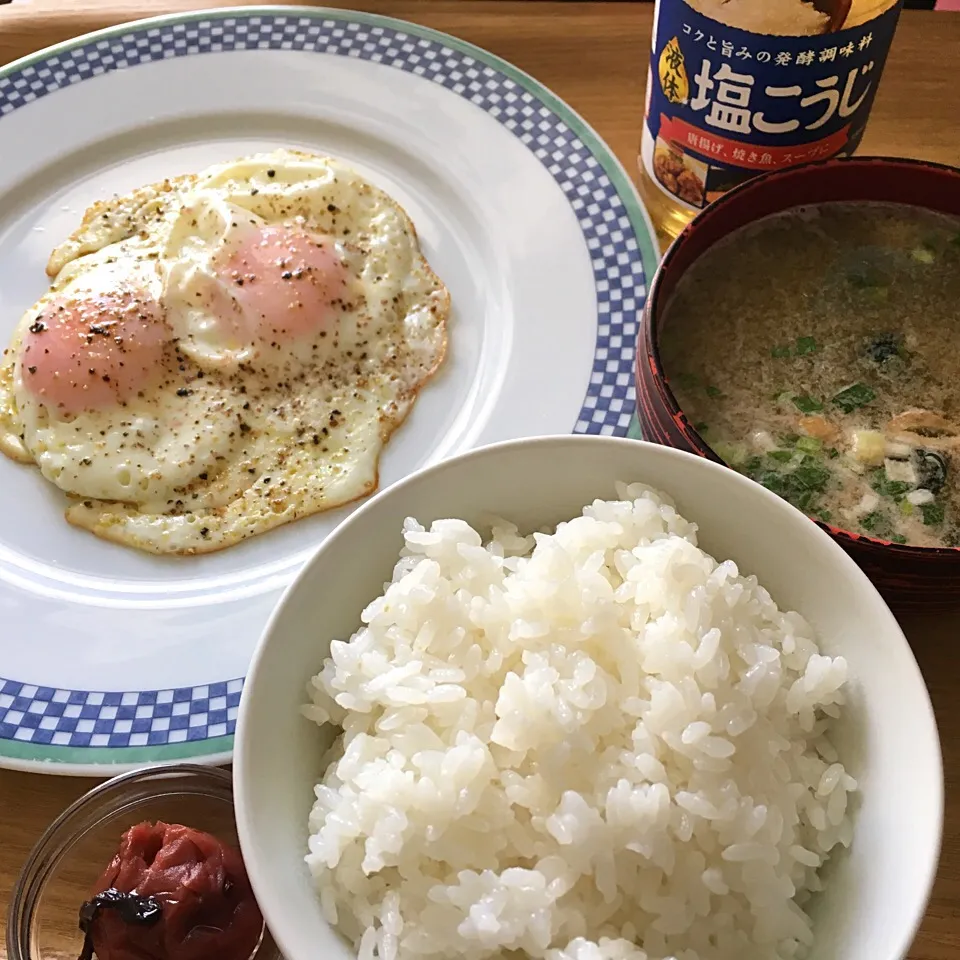 Snapdishの料理写真:基本に戻って目玉焼き🍳|Jean Nobyさん