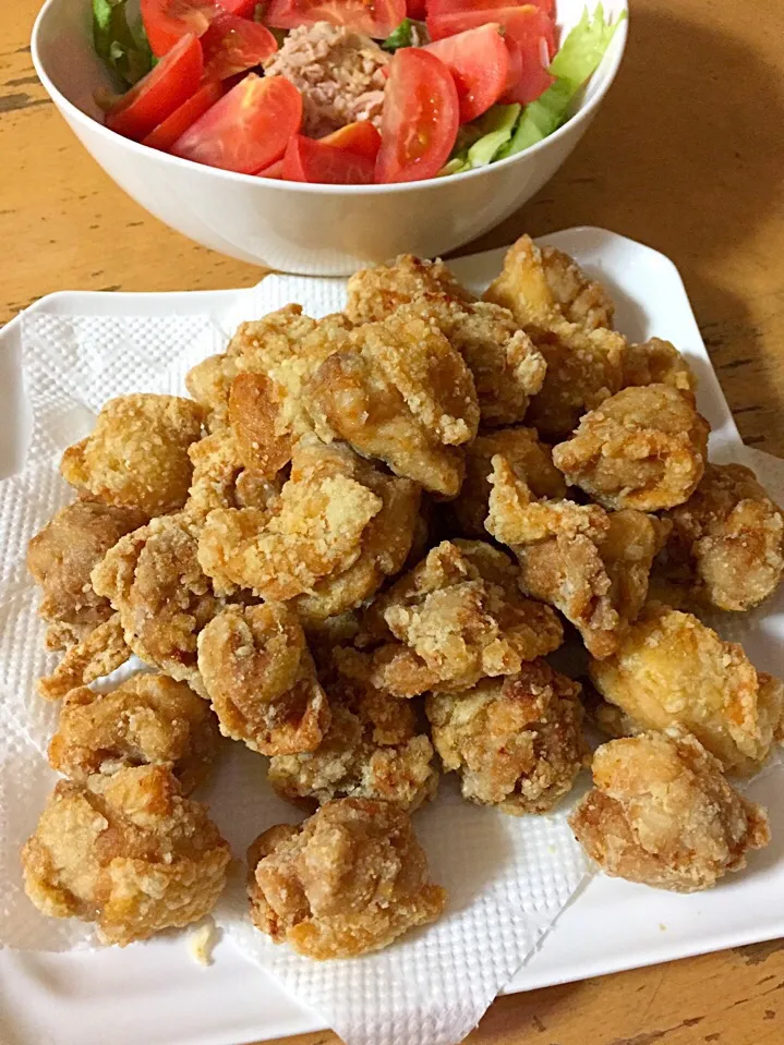 ふるさと納税/福岡県川崎町・とり幸の味付け鶏肉で作ったとり唐揚げ|Kazuya Miyukiさん